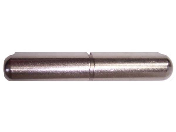 Paumelle universelle de 130X43X3 mm acier zingué blanc mâle gauche X3 